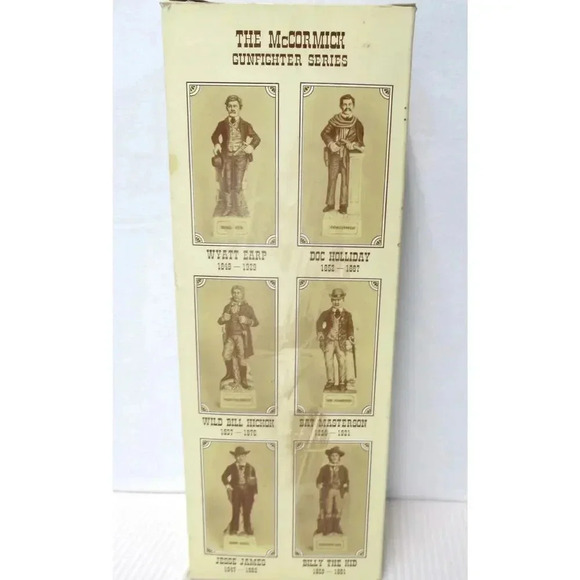 Wild Bill Hickock Whiskey Decanter McCormick Distillery Gunfighter Series IN BOX - Picture 8 of 11